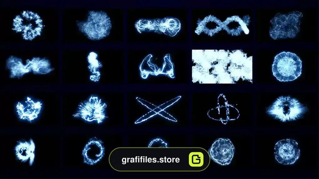 فوتیج انفجار انرژی Energy Explosions Pack