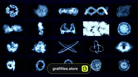 فوتیج انفجار انرژی Energy Explosions Pack