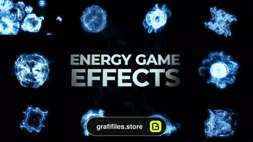 پروژه افترافکت افکت انرژی بازی Energy Game Effects