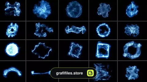فوتیج افکت انرژی بازی Energy Game Effects Pack