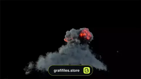 دانلود فوتیج آلفا انفجار Explosion On Alpha Channel
