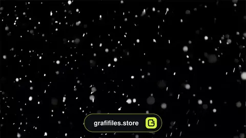 فوتیج بارش برف Falling Snowflakes