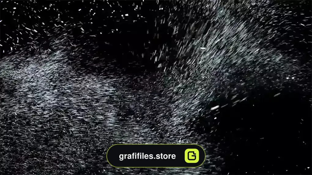 فوتیج بارش برف Falling Snowflakes