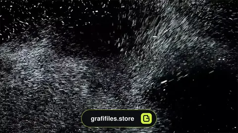 فوتیج بارش برف Falling Snowflakes