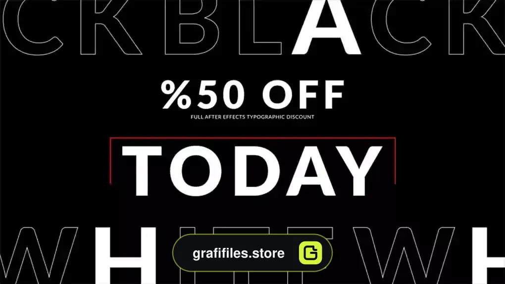 پروژه افترافکت اسلایدشو تایپوگرافی فشن Fashion Typography