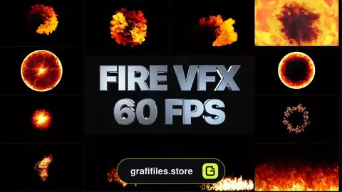 پروژه افترافکت جلوه های ویژه آتش Fire VFX