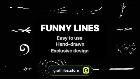 پروژه افترافکت افکت کارتونی Flash FX Funny Lines