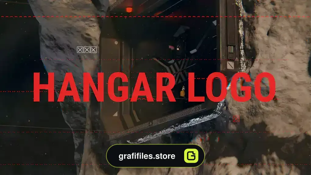 پروژه لوگو موشن افترافکت Hangar Logo Opener