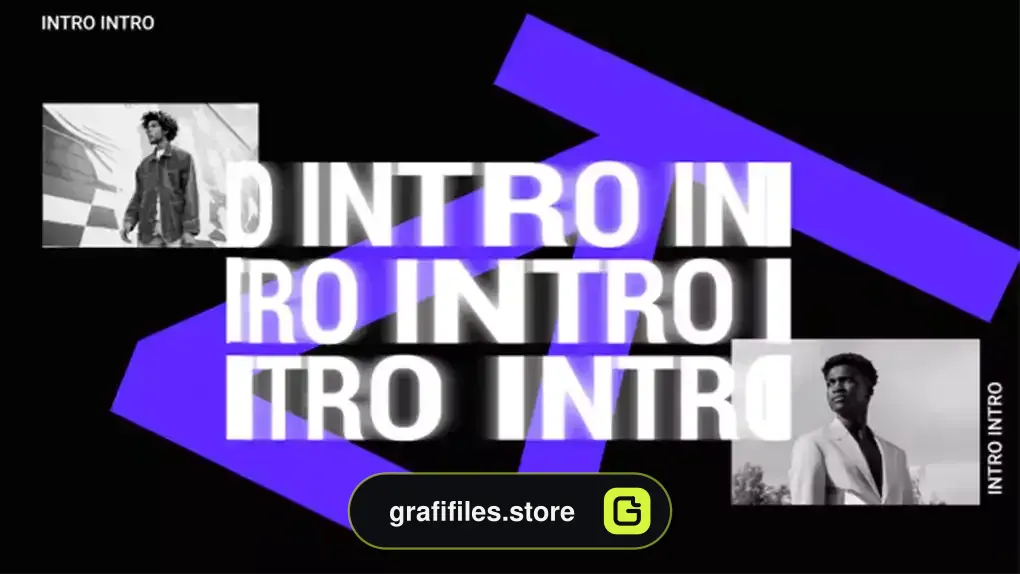 پروژه افترافکت اینترو تایپوگرافی Kinetic Typo Intro