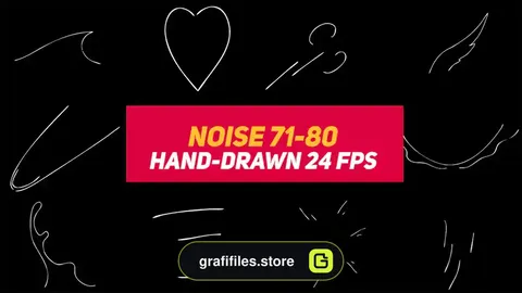 پروژه افترافکت افکت کارتونی سیال Liquid Elements Noise 71-80