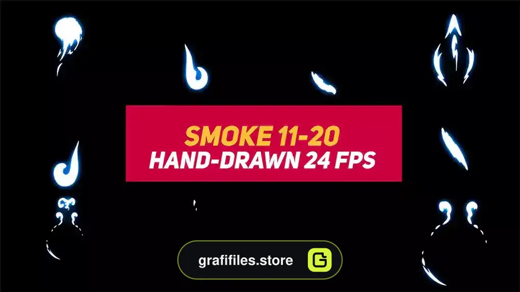 پروژه افترافکت افکت کارتونی دود سیال Liquid Elements Smoke 11-20