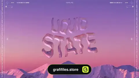 پروژه افترافکت تایتل Liquid State Titles