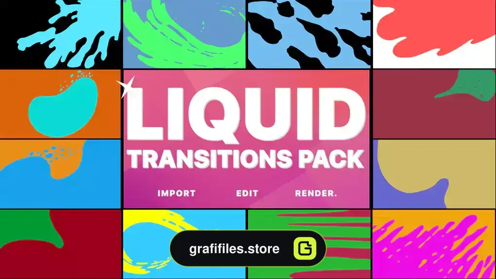 ترانزیشن افترافکت سیال Liquid Transitions 2