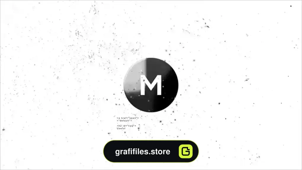 پروژه افترافکت لوگو دیجیتال پارتیکلی Logo Digital Particles