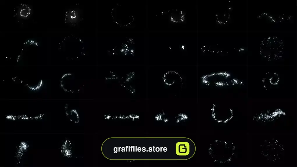فوتیج جرقه های جادویی Magic Sparks Pack