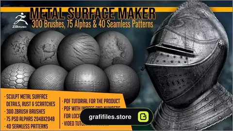 آلفا و براش زیبراش ساخت سطوح فلزی Metal Surface Maker