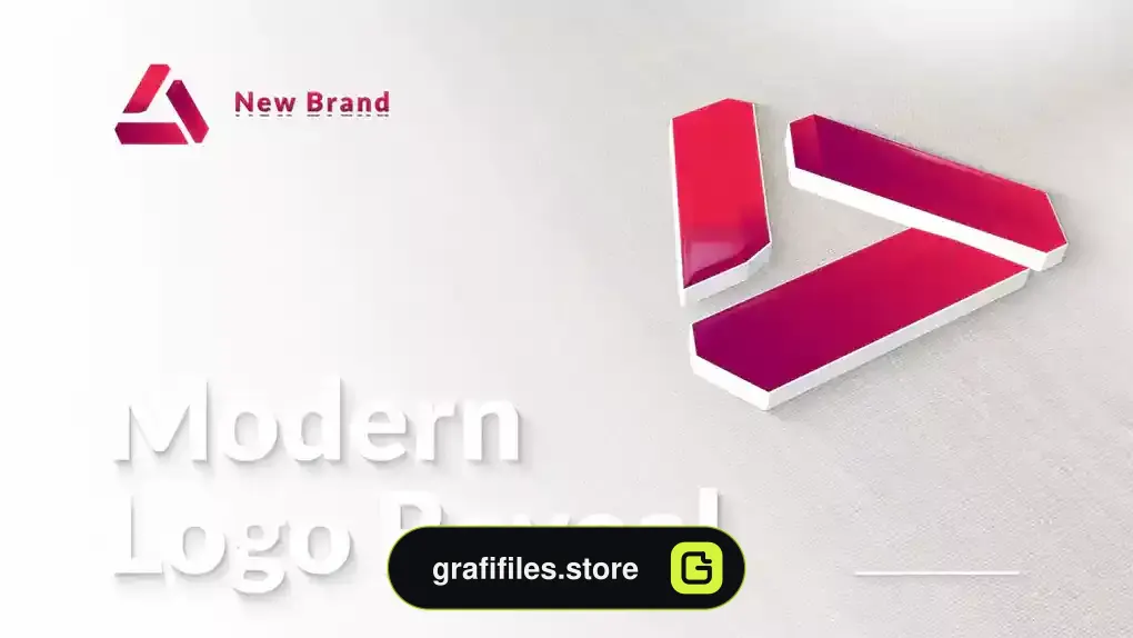 پروژه افترافکت لوگو مدرن Modern & Clean Logo Reveal