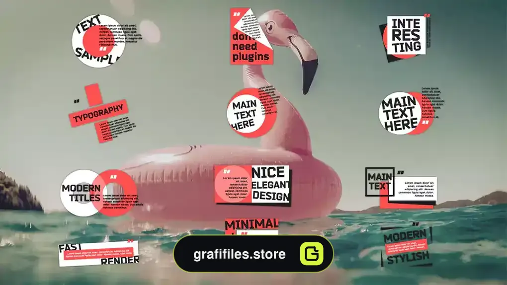 پروژه افترافکت تایتل مدرن Modern Creative Titles