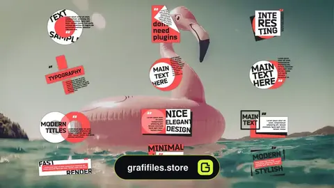 پروژه افترافکت تایتل مدرن Modern Creative Titles