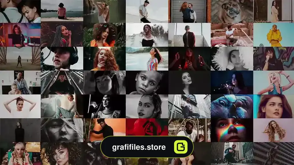 پروژه افترافکت نمایش لوگو موزاییکی Mosaic Media Logo Reveal