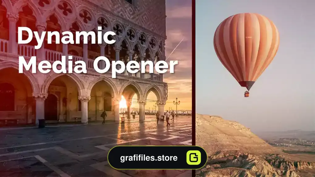 پروژه افترافکت وله Multiscreen Trendy Media Opener