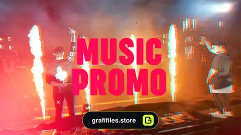 پروژه افترافکت تیزر تبلیغاتی موزیک Music Promo