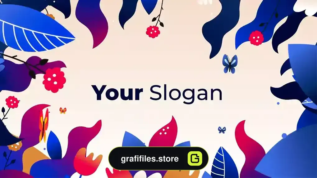 پروژه لوگو موشن افترافکت Nature Colorful Logo Reveal