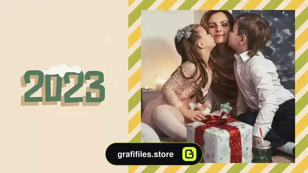 پروژه افترافکت اسلایدشو تبریک سال نو New Year Greetings