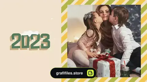 پروژه افترافکت اسلایدشو تبریک سال نو New Year Greetings
