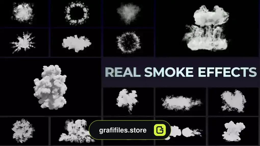 پروژه افترافکت دود واقعی Real Smoke Effects