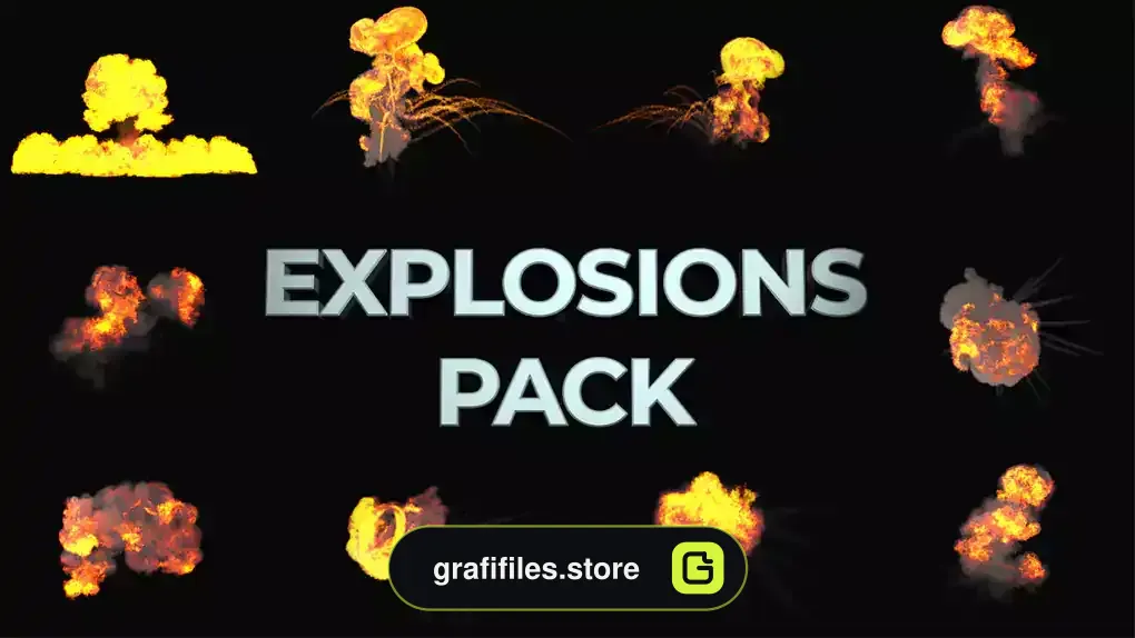 فوتیج انفجار واقعی Realistic Explosions Pack