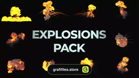 فوتیج انفجار واقعی Realistic Explosions Pack