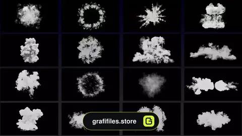 فوتیج افکت دود Realistic Smoke Effects Pack