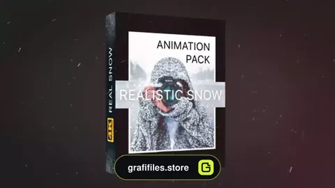 پروژه داوینچی ریزالو افکت برف Realistic Snow Effects