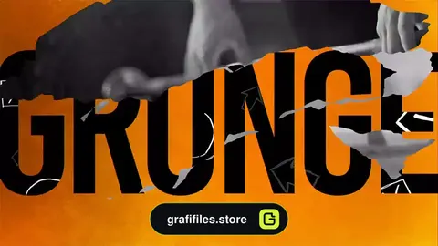 پروژه آماده افترافکت اینترو گرانج Ripped Grunge Intro