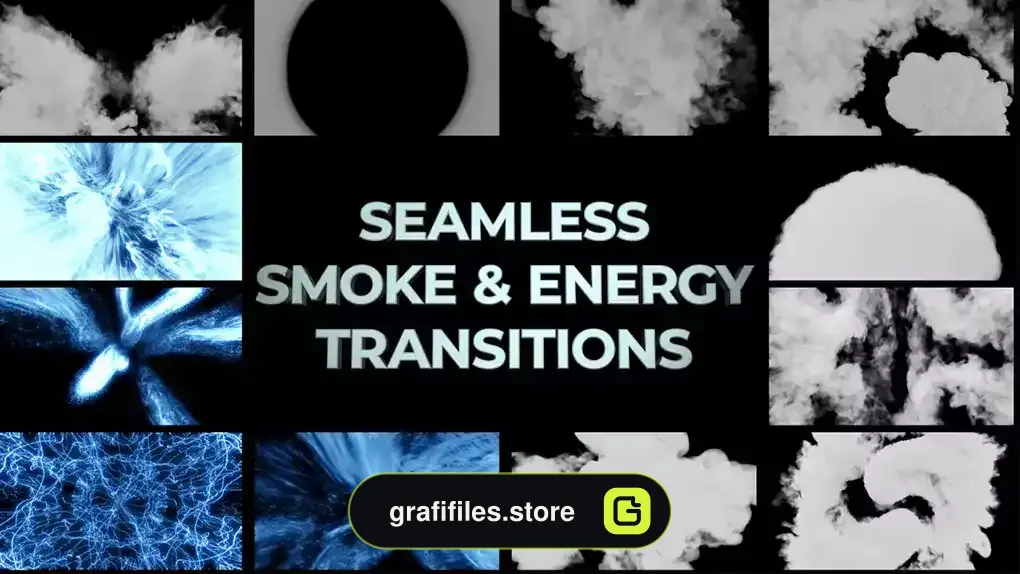 ترانزیشن افترافکت دود و انرژی Seamless Smoke And Energy Transitions
