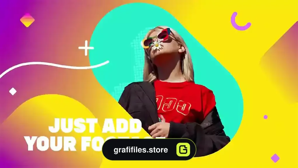 پروژه افترافکت اسلایدشو Smooth Colorful Slideshow