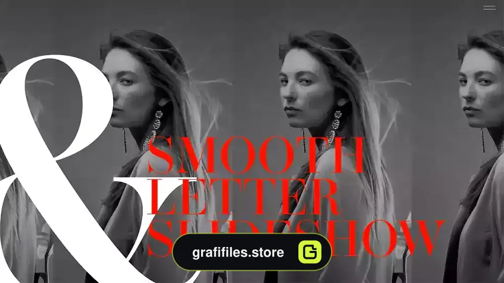 پروژه افترافکت اسلایدشو Smooth Letter Slideshow