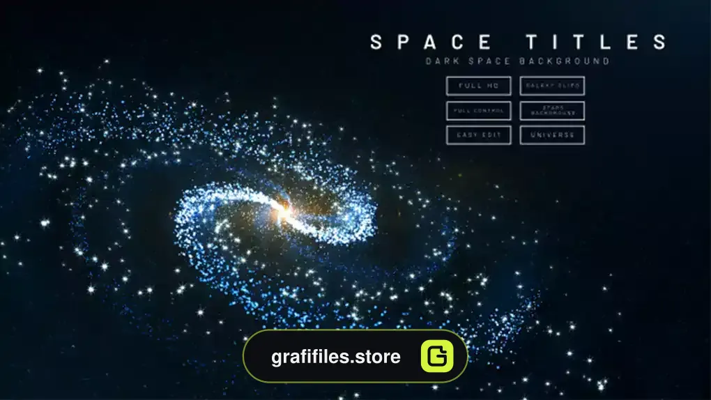 پروژه افترافکت تایتل فضایی Space Titles