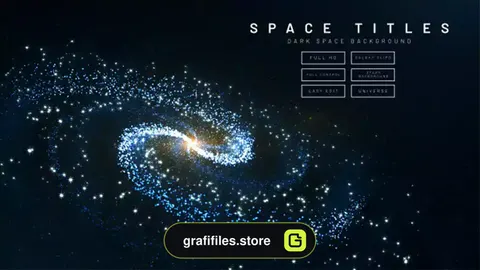 پروژه افترافکت تایتل فضایی Space Titles