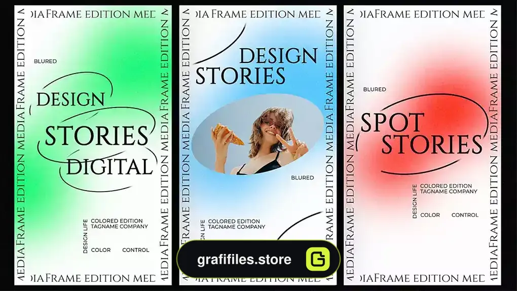 پروژه افترافکت استوری تایپوگرافی Spot Typography Stories