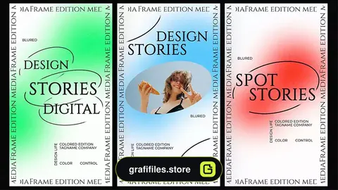 پروژه افترافکت استوری تایپوگرافی Spot Typography Stories