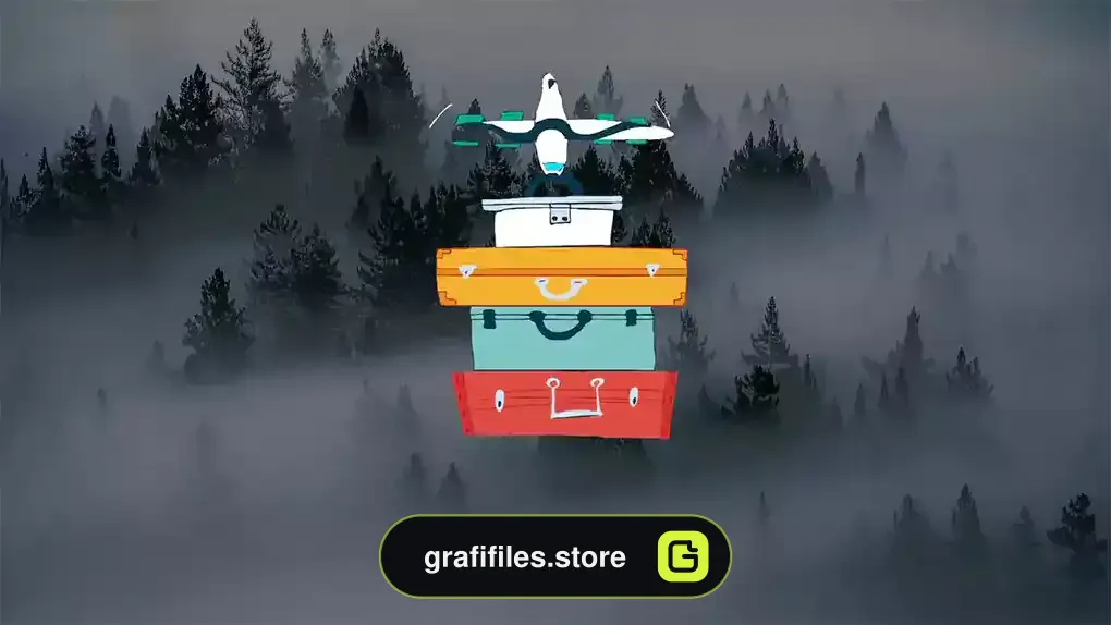 پروژه افترافکت لوگو سفر Travel Logo