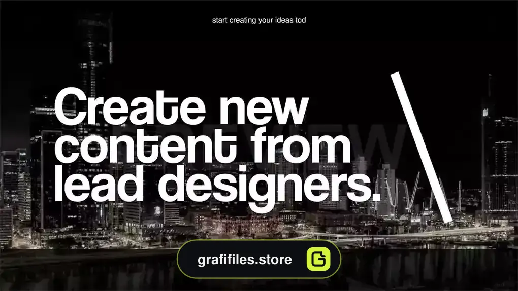 پروژه افترافکت اسلایدشو تایپوگرافی Typography Slides