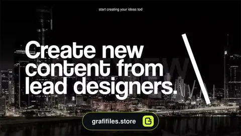 پروژه افترافکت اسلایدشو تایپوگرافی Typography Slides