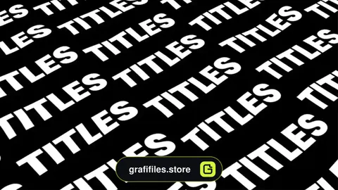 پروژه افترافکت تایتل تایپوگرافی Typography Titles With Transitions
