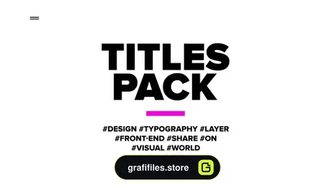 پروژه افترافکت تایپوگرافی Typography Toolkit 4.0
