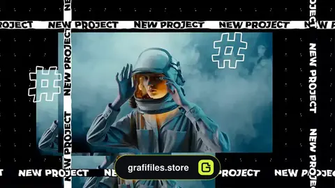 پروژه افترافکت تیزر تبلیغاتی با تایپوگرافی Urban Typography Promo