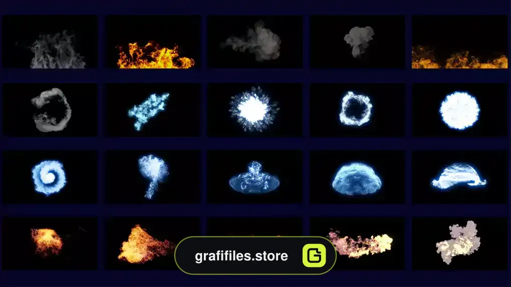 پک جلوه های ویژه VFX Action Overlays Pack