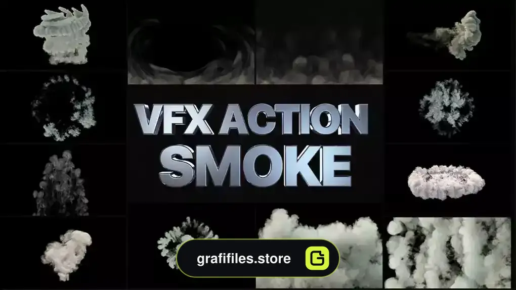 پروژه افترافکت جلوه های ویژه دود اکشن VFX Action Smoke